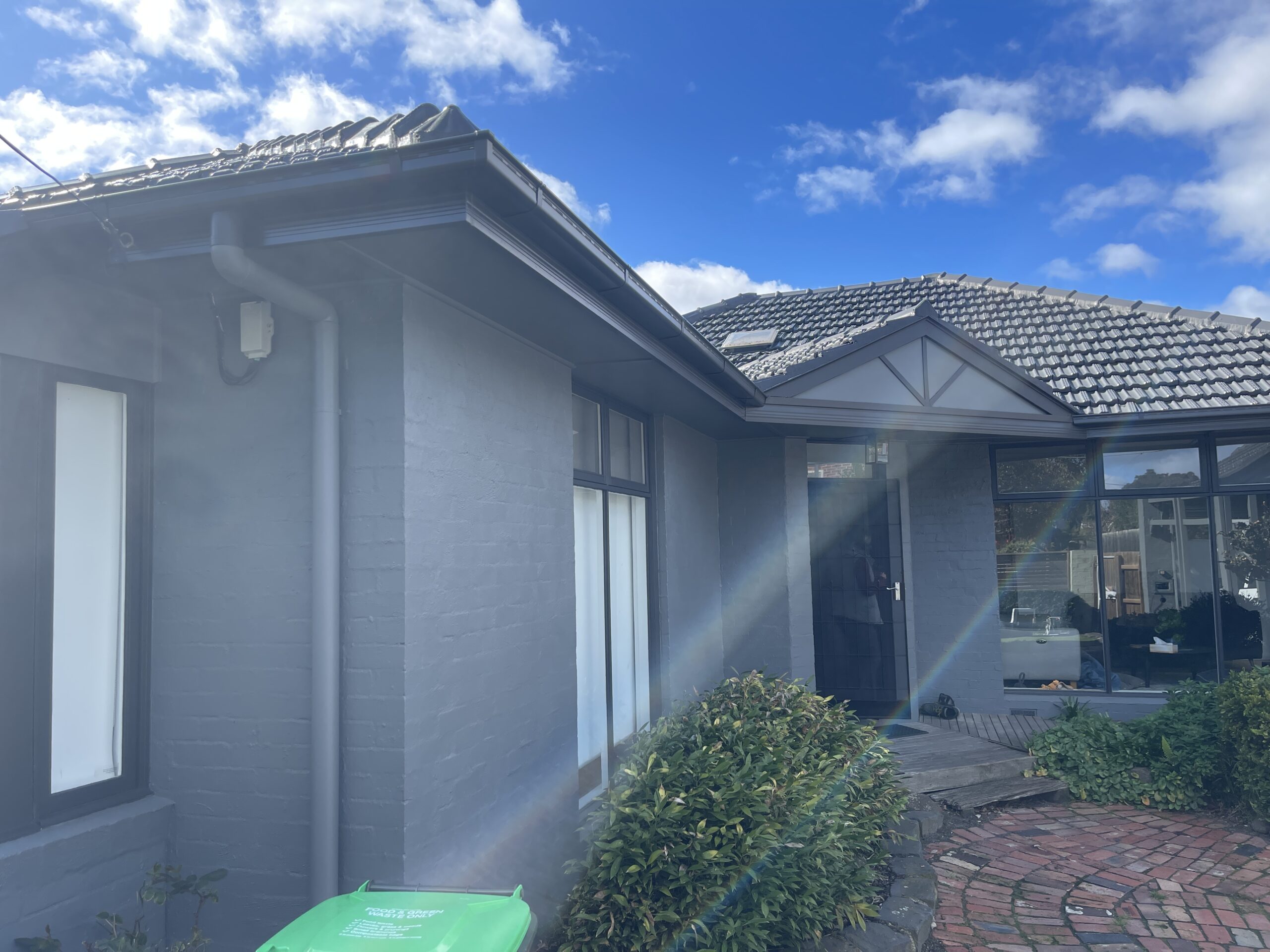 Plumbing maintenance work on pipes and fittings